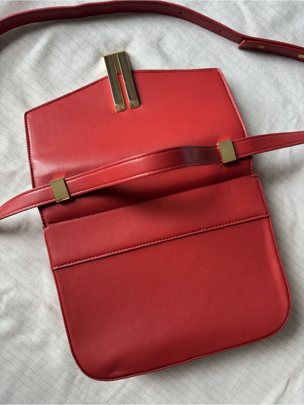 Demellier Vancouver Bag Poppy Red - Picture 13 of 14